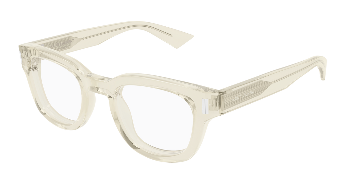 Briller saint laurent sl 838 opt 004 amarillo round/oval/panthos unisex størrelse 48mm - Hovedvisning