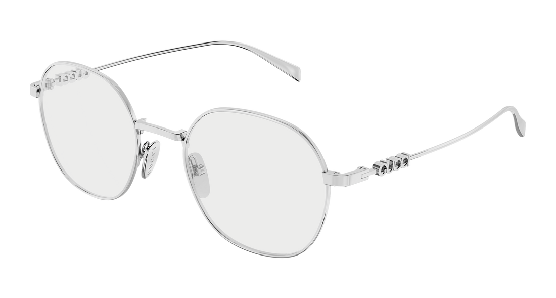 Brillen gucci gg1939o 002 plateado round/oval/panthos femenino größe 51mm - Hauptansicht