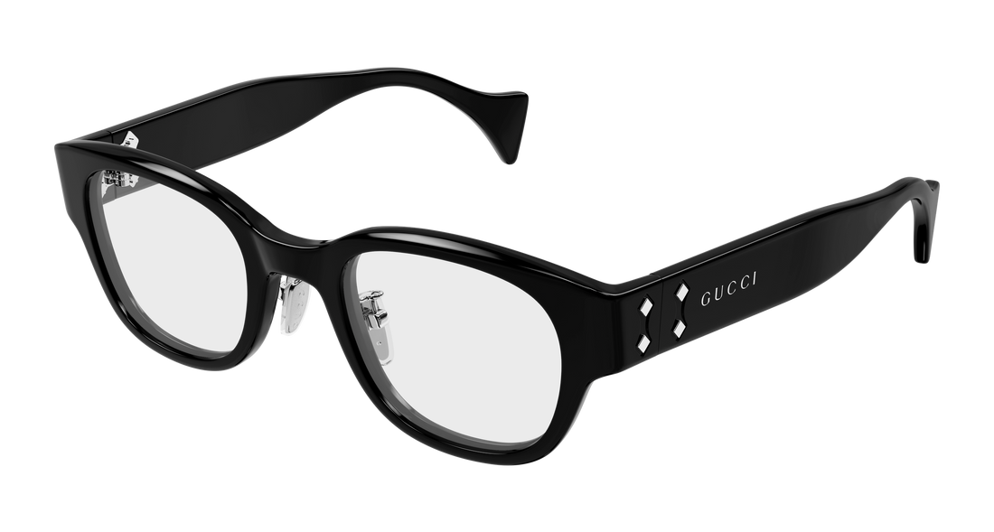 Brillen gucci gg2001oj 001 negro round/oval/panthos masculino größe 48mm - Hauptansicht