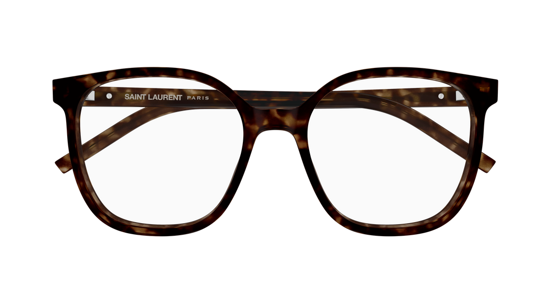 Óculos graduados saint laurent sl m155 002 havana cat eye femenino tamanho 55mm - Vista de detalhe