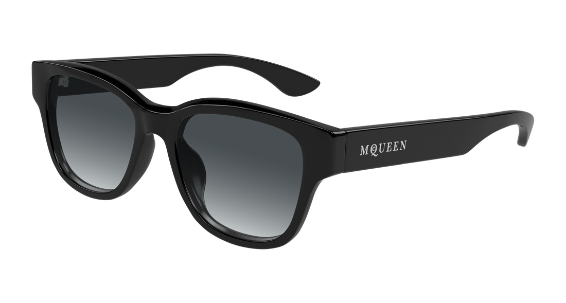 Occhiali da sole alexander mcqueen am0528sa 001 negro rectangular / squared unisex taglia 54mm - Vista principale