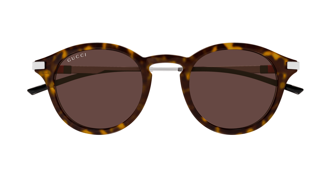 Gafas de sol gucci gg1890s 002 havana round masculino talla 48mm - Vista de detalle