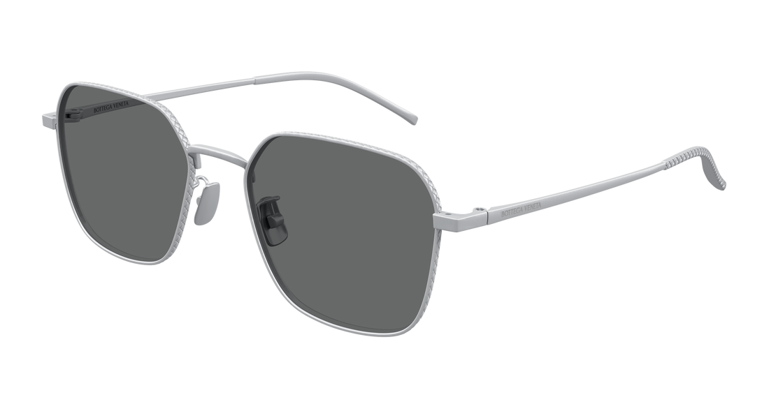 Sunglasses bottega veneta bv1422sa 004 plateado round/oval/panthos unisex size 55mm - Main view