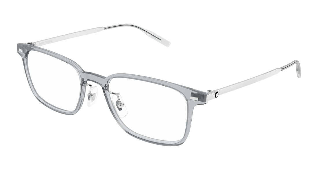Briller montblanc mb0394on 004 gris square masculino størrelse 54mm - Hovedvisning