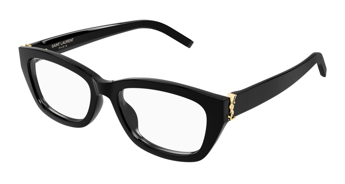 Brillen saint laurent sl m153 opt 001 negro cat eye femenino größe 55mm - Hauptansicht