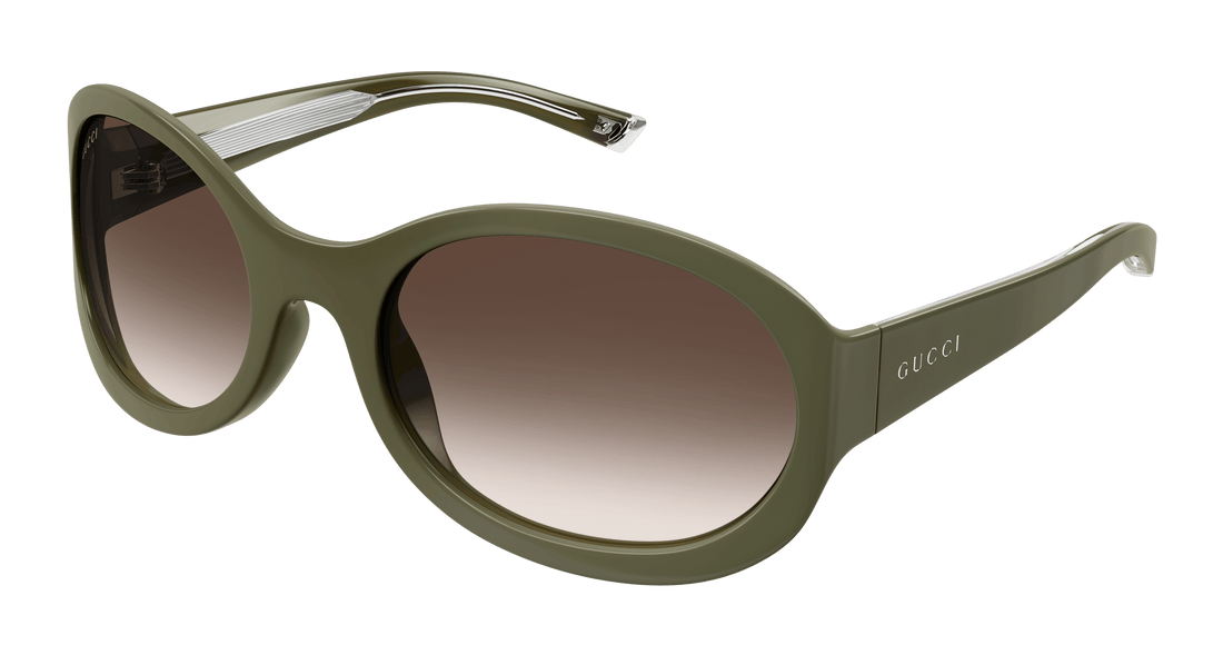 Sunglasses gucci gg2012s 010 verde round femenino size 62mm - Main view