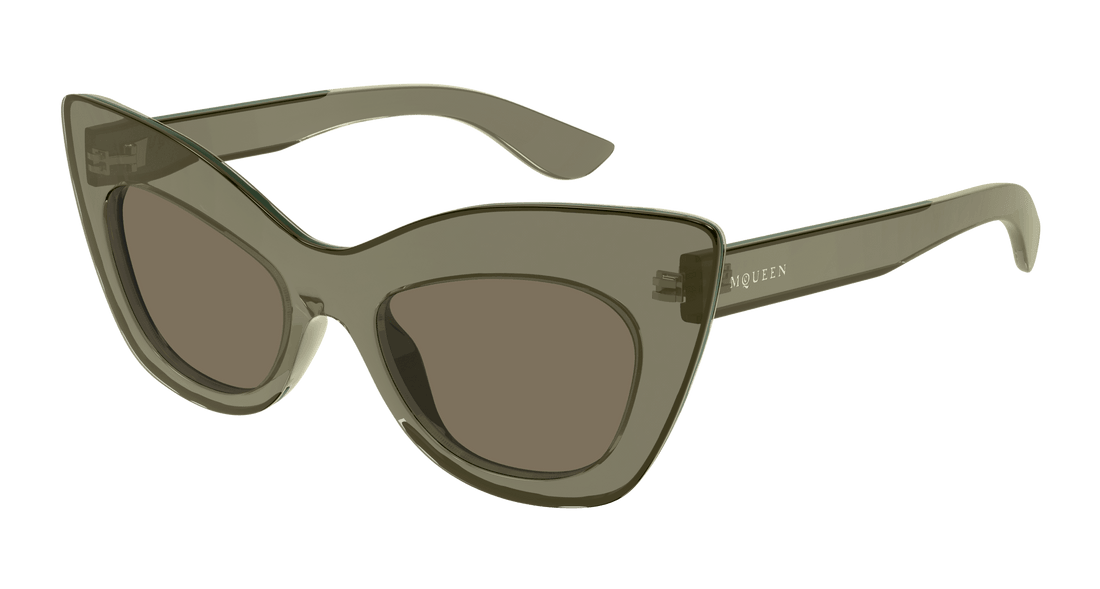 Occhiali da sole alexander mcqueen am0516s 001 verde cat eye femenino taglia 52mm - Vista principale