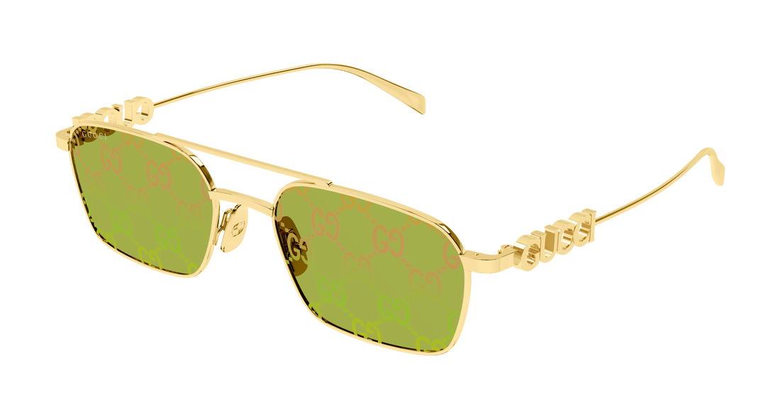 Gafas de sol gucci gg1804s 002 dorado square femenino talla 54mm - Vista principal