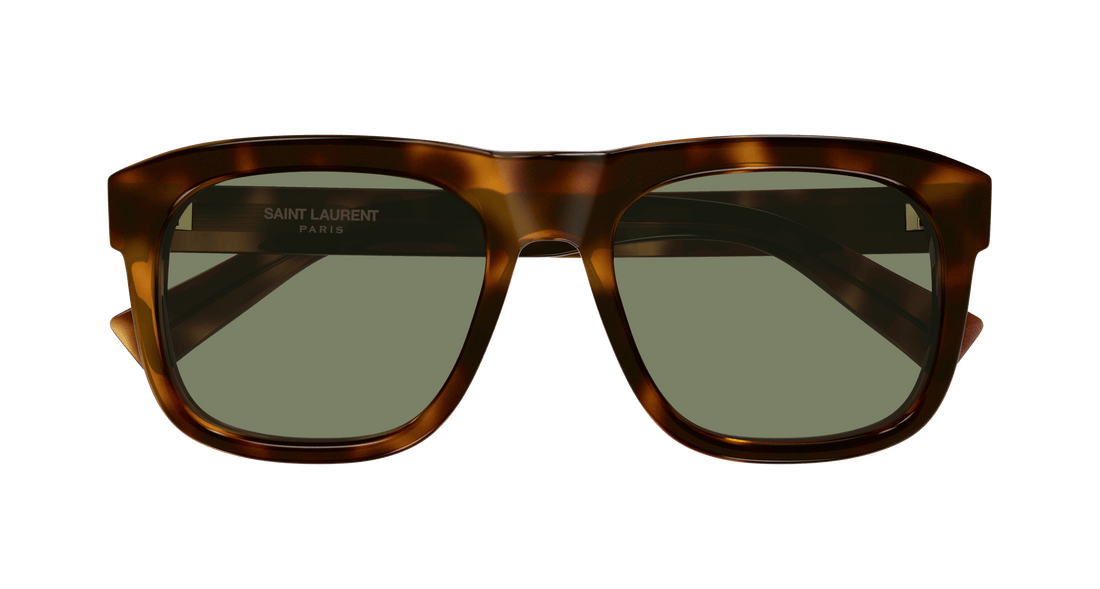 Óculos de sol saint laurent sl 558 011 havana square masculino tamanho 57mm - Vista de detalhe