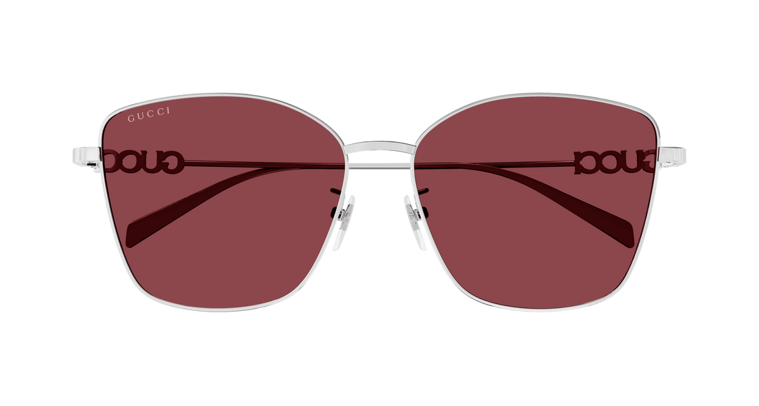 Gafas de sol gucci gg1805sa 004 plateado butterfly femenino talla 60mm - Vista de detalle