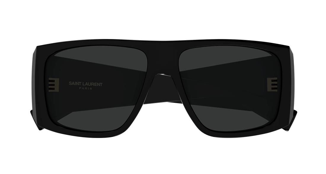 Óculos de sol saint laurent sl 832/f 001 negro rectangular / squared femenino tamanho 58mm - Vista de detalhe