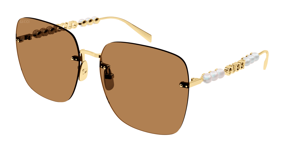 Sunglasses gucci gg1923sa 003 dorado square femenino size 63mm - Main view