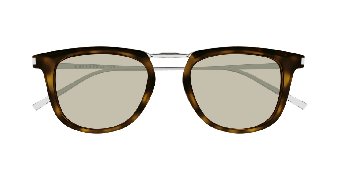 Óculos de sol saint laurent sl 753 007 havana round unisex tamanho 50mm - Vista de detalhe