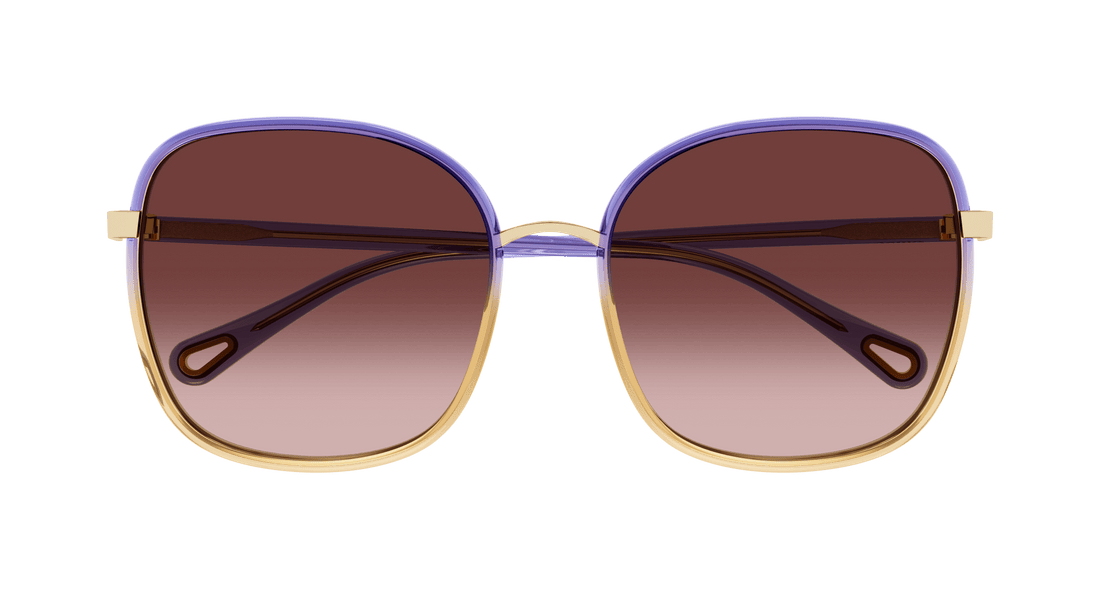 Sonnenbrillen chloé ch0031s 017 violeta square femenino größe 59mm - Detailansicht
