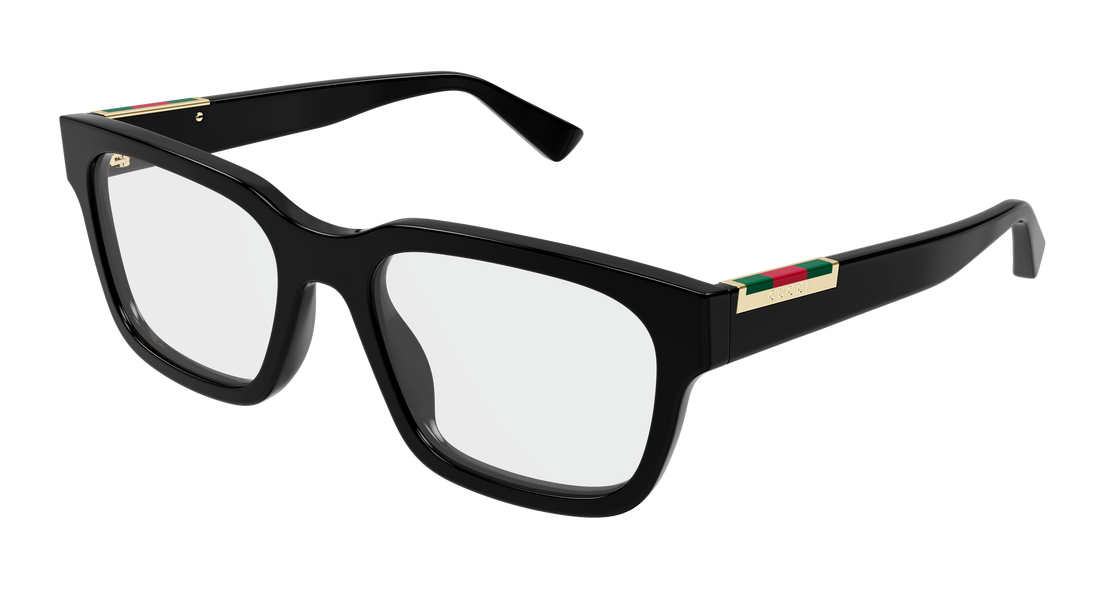 Occhiali da vista gucci gg1961o 001 negro rectangular / squared masculino taglia 55mm - Vista principale