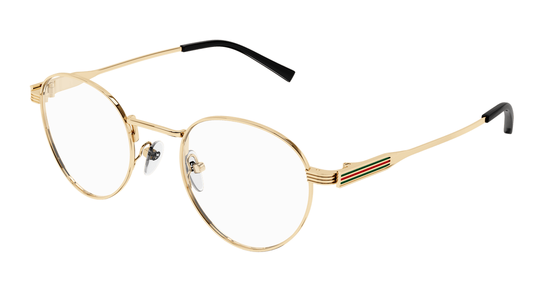 Brillen gucci gg1877o 001 dorado round masculino größe 48mm - Hauptansicht
