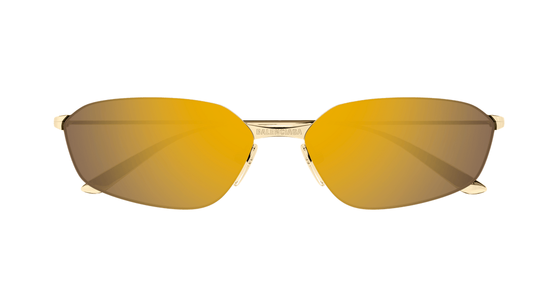 Sunglasses balenciaga bb0412s 004 dorado geometric unisex size 62mm - Detailed view