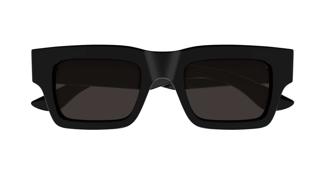 Occhiali da sole alexander mcqueen am0508s 001 negro cat eye masculino taglia 50mm - Vista dettagliata