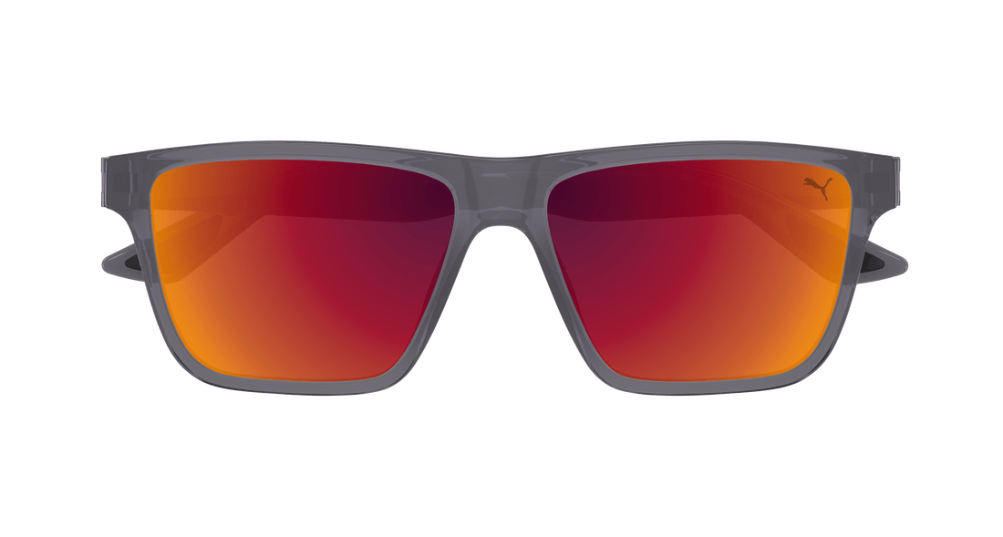 Sunglasses puma pu0484s 005 gris square masculino size 57mm - Detailed view