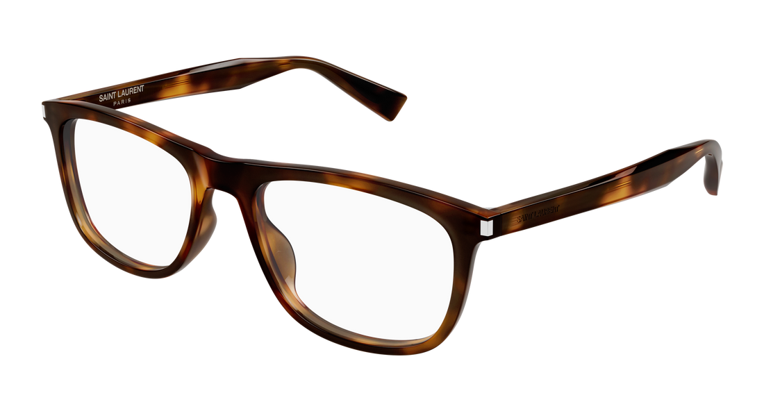 Óculos graduados saint laurent sl 812 007 havana square unisex tamanho 58mm - Vista principal