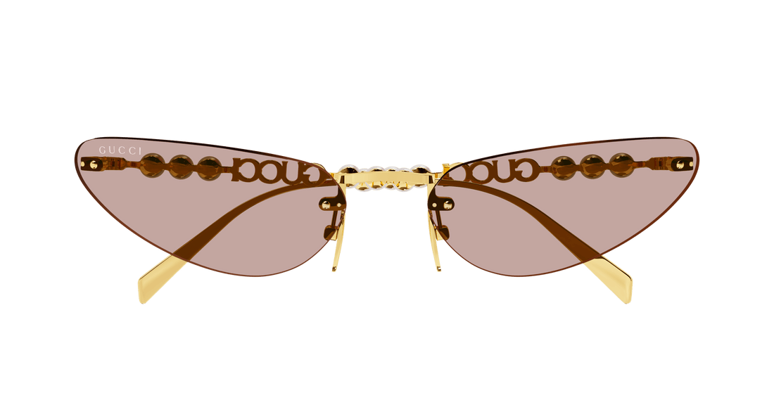 Sunglasses gucci gg1920s 004 dorado cat eye femenino size 63mm - Detailed view