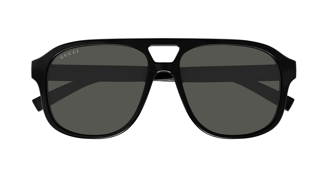 Occhiali da sole gucci gg1856s 001 negro pilot masculino taglia 57mm - Vista dettagliata