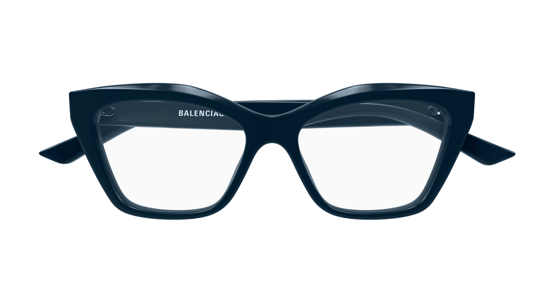 Gafas graduadas balenciaga bb0342o 009 azul cat eye femenino talla 55mm - Vista de detalle