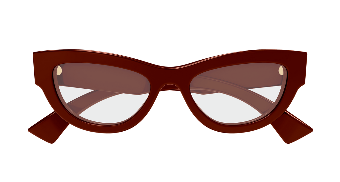 Brillen gucci gg1836o 003 burdeos cat eye femenino größe 51mm - Detailansicht