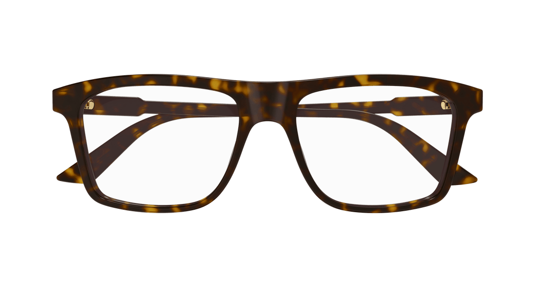 Brillen gucci gg1820o 002 havana square masculino größe 55mm - Detailansicht
