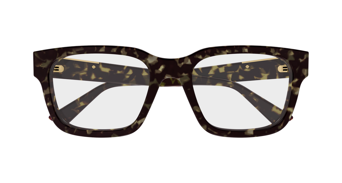 Brillen gucci gg1961o 003 havana rectangular / squared masculino größe 55mm - Detailansicht