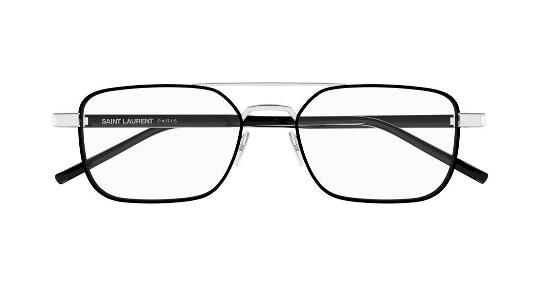 Dioptrijske naočale saint laurent sl 780 003 plateado square masculino veličina 52mm - Detaljni prikaz
