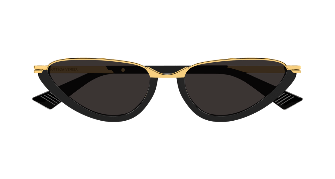 Óculos de sol bottega veneta bv1346s 001 negro cat eye femenino tamanho 56mm - Vista de detalhe