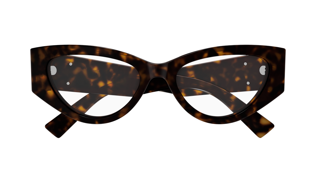 Brillen gucci gg1953o 002 havana cat eye femenino größe 52mm - Detailansicht