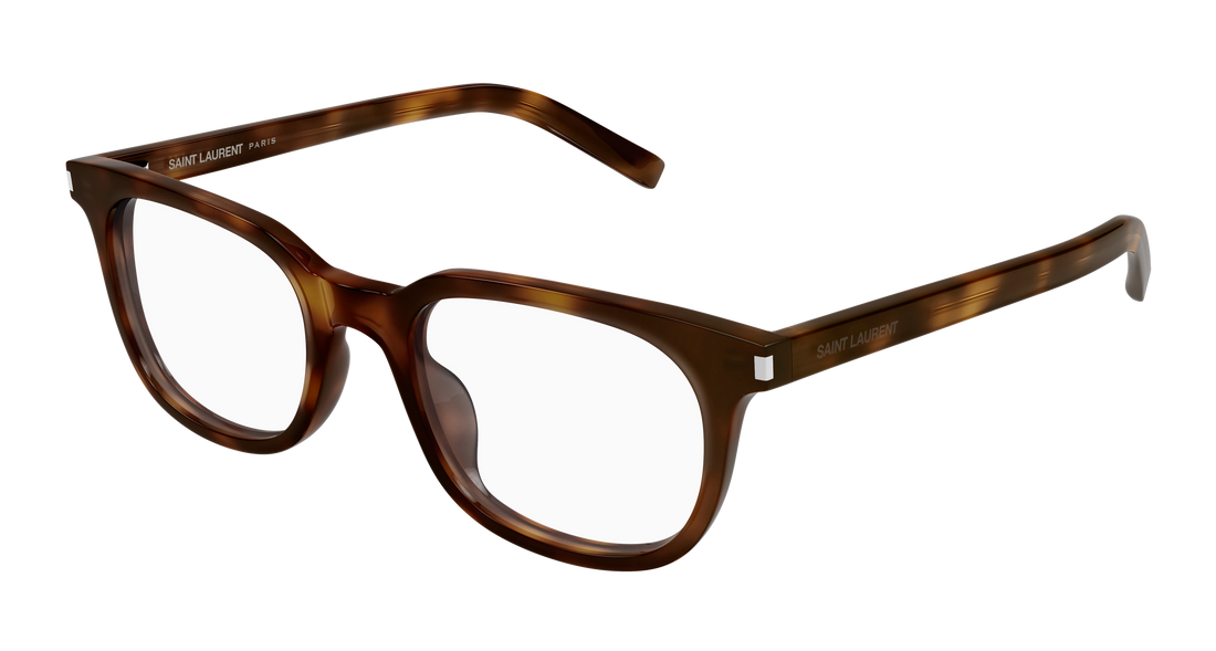 Briller saint laurent sl 840 003 havana round/oval/panthos unisex størrelse 51mm - Hovedvisning