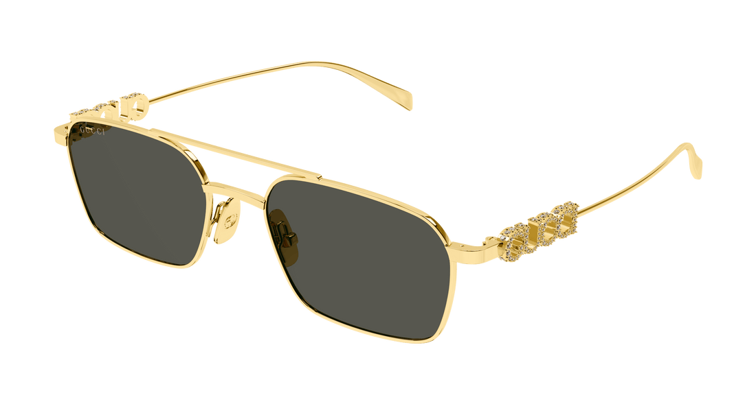 Gafas de sol gucci gg1804s 001 dorado square femenino talla 54mm - Vista principal