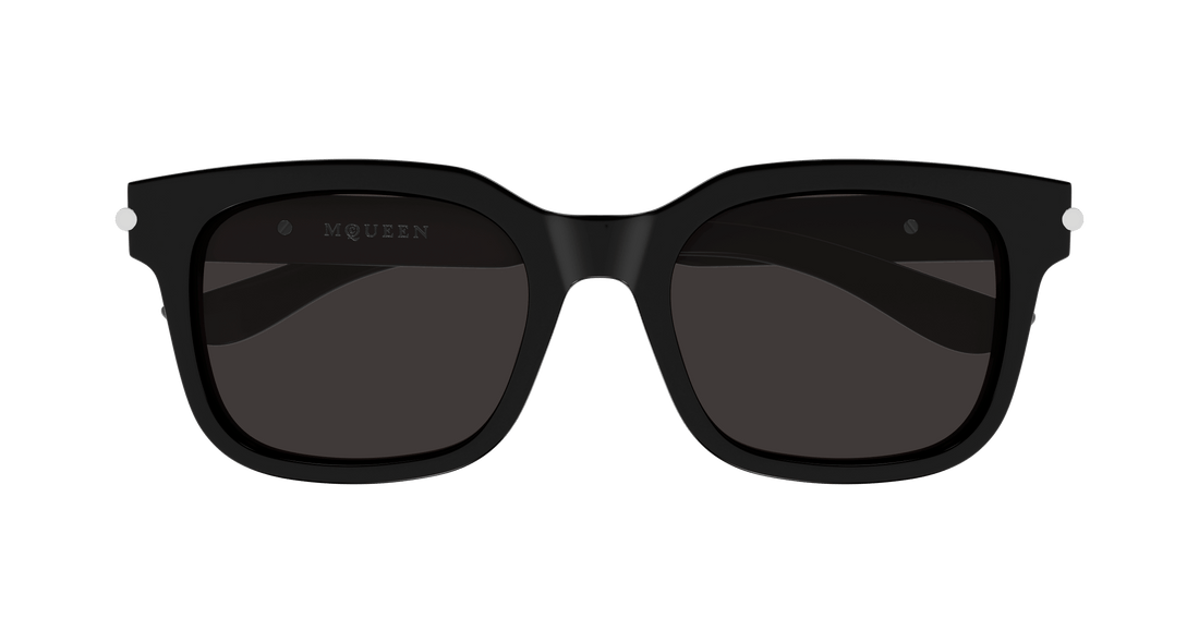 Óculos de sol alexander mcqueen am0496sa 001 negro square unisex tamanho 54mm - Vista de detalhe