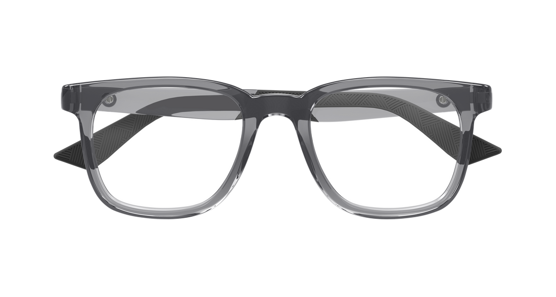 Gafas graduadas montblanc mb0433o 003 gris rectangular / squared masculino talla 51mm - Vista de detalle