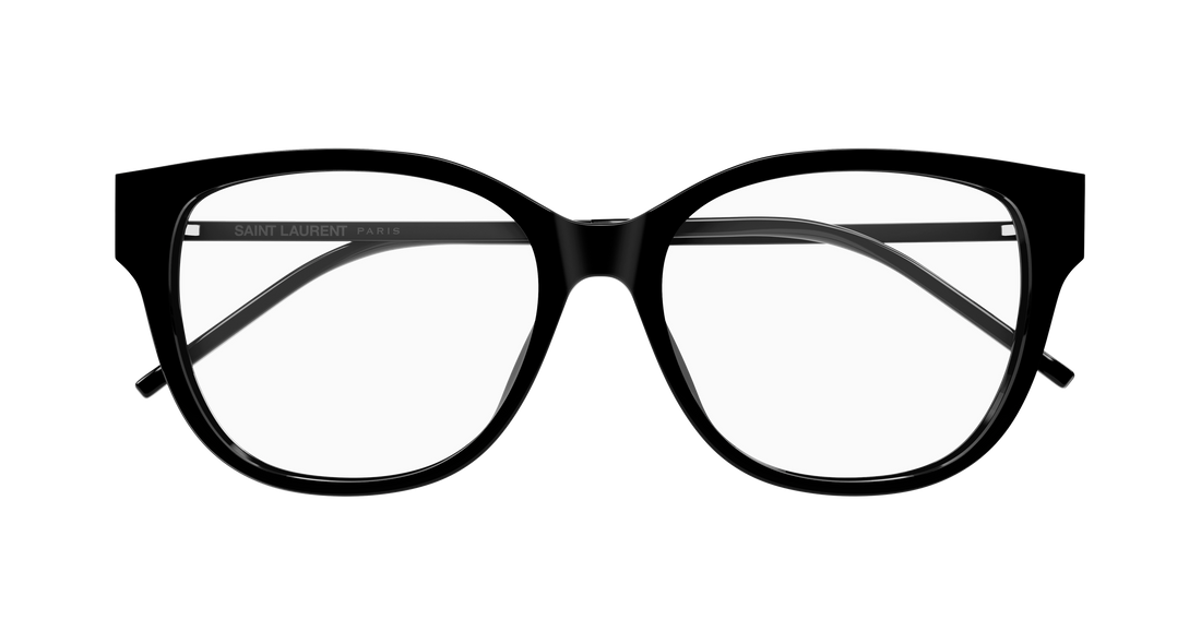 Brillen saint laurent sl m48o_b/fn 002 negro rectangular / squared femenino größe 55mm - Detailansicht