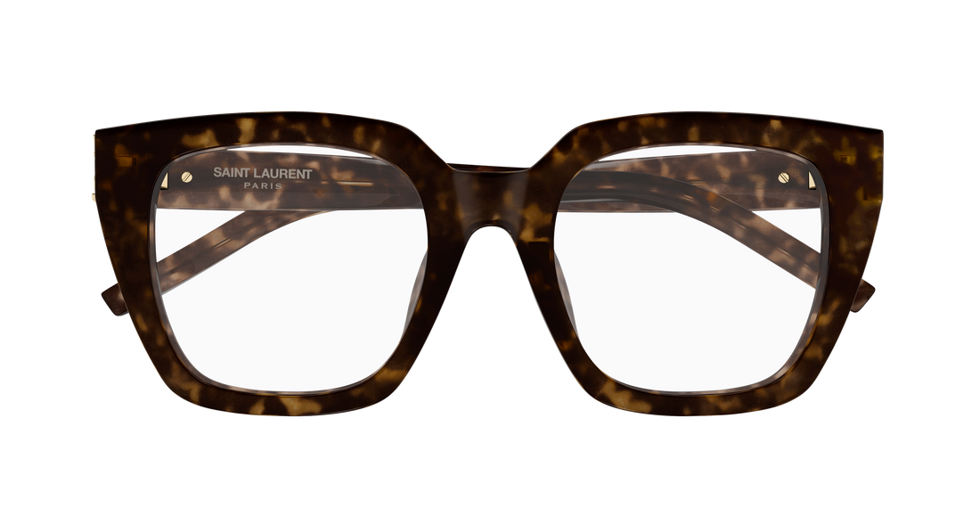 Brillen saint laurent sl m143 opt 002 havana cat eye femenino größe 51mm - Detailansicht