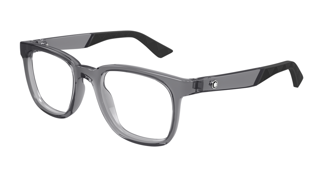 Occhiali da vista montblanc mb0433o 003 gris rectangular / squared masculino taglia 51mm - Vista principale
