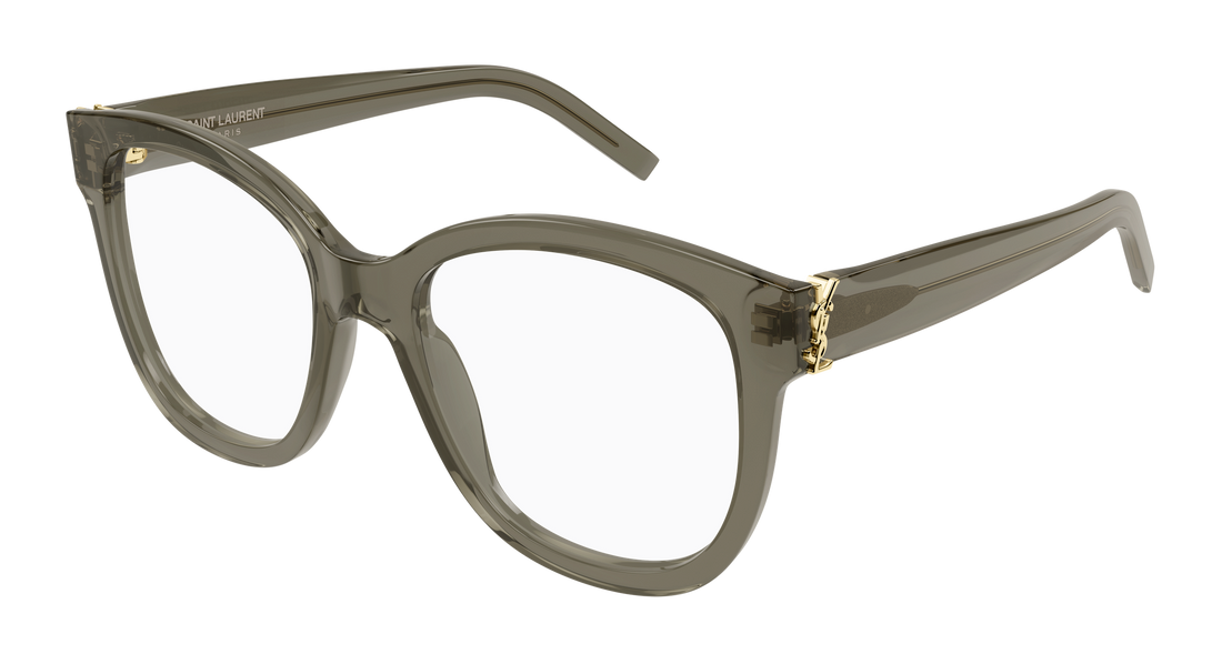Óculos graduados saint laurent sl m97 010 marron rectangular / squared femenino tamanho 54mm - Vista principal