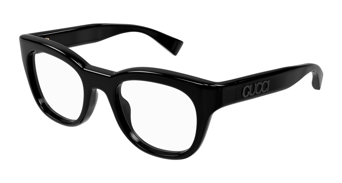 Brillen gucci gg1812o 001 negro square masculino größe 51mm - Hauptansicht