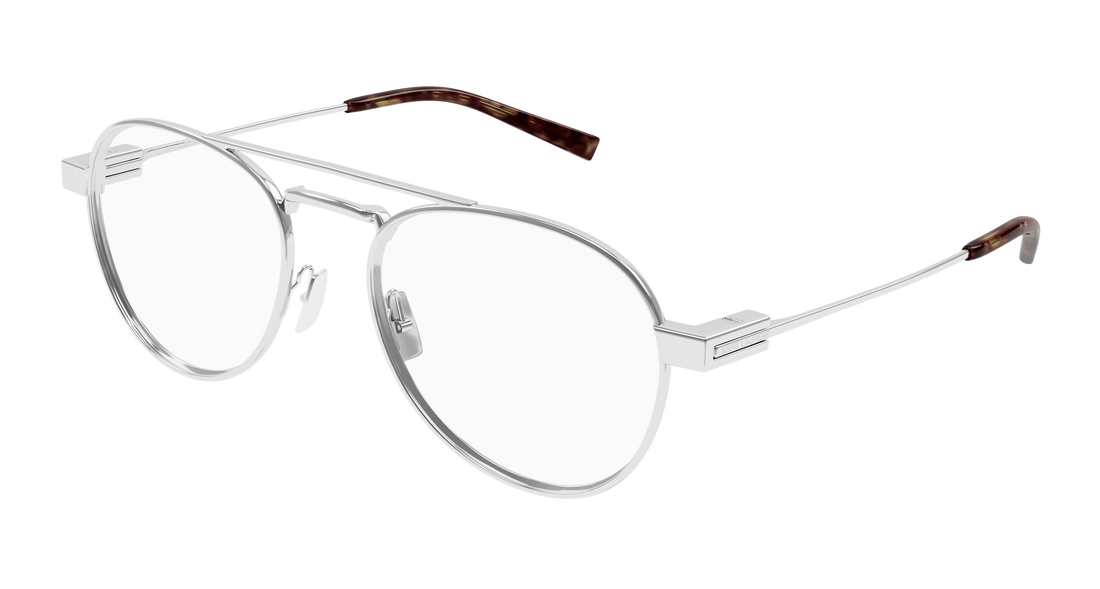 Brillen saint laurent sl 708 opt 002 plateado round unisex größe 54mm - Hauptansicht
