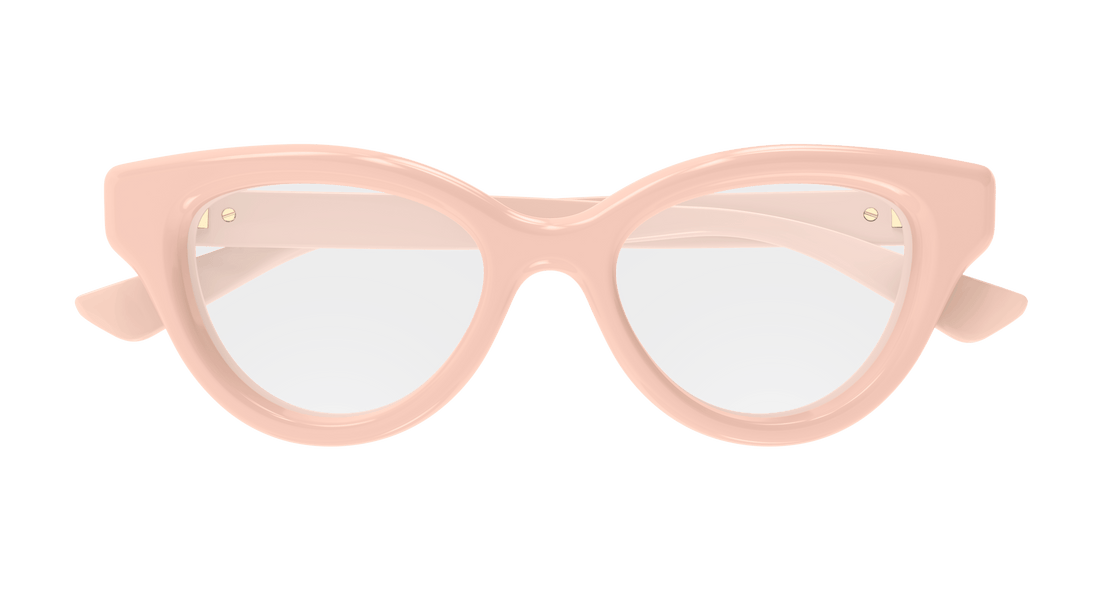 Occhiali da vista gucci gg1832o 004 rosa cat eye femenino taglia 50mm - Vista dettagliata