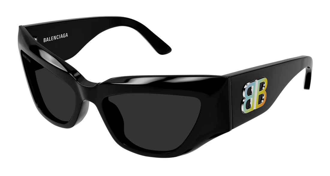 Sunglasses balenciaga bb0444s 002 negro cat eye femenino size 60mm - Main view