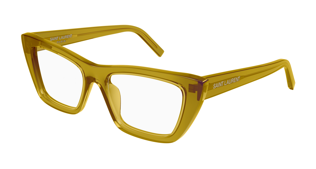 Brillen saint laurent sl 276 mica opt 008 verde cat eye femenino größe 53mm - Hauptansicht