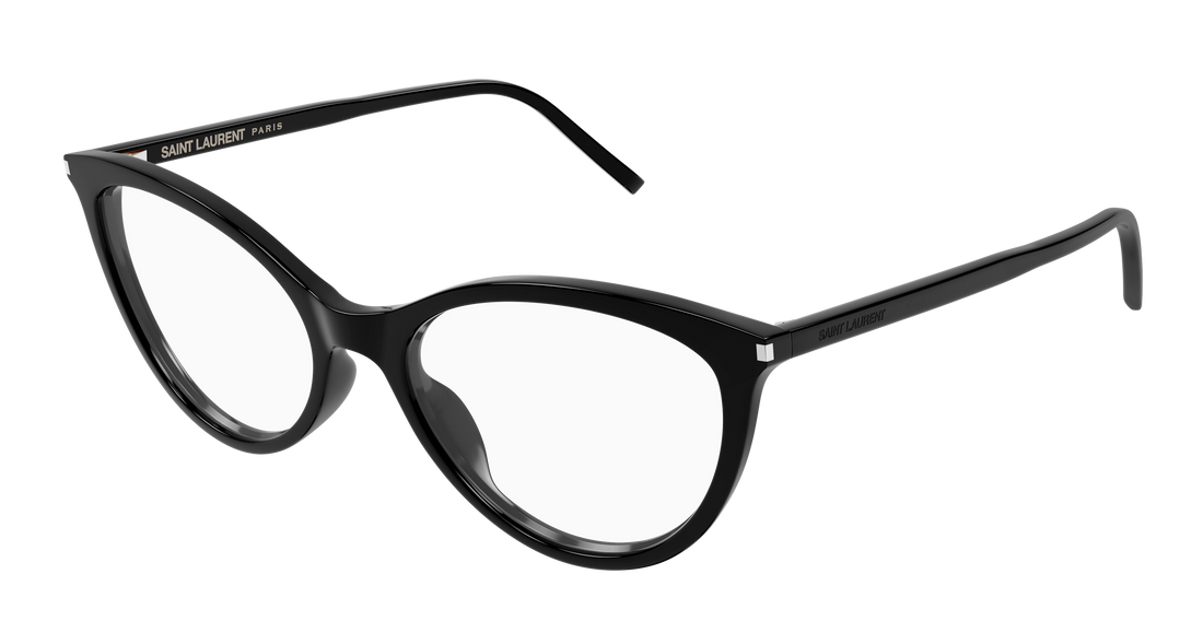 Brillen saint laurent sl 833 001 negro cat eye femenino größe 55mm - Hauptansicht