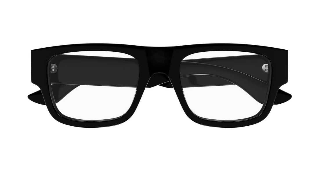 Brillen alexander mcqueen am0511o 001 negro square masculino größe 53mm - Detailansicht