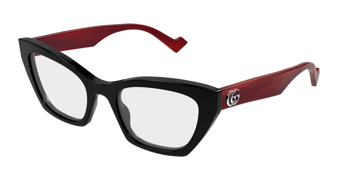 Occhiali da vista gucci gg1334o 004 negro cat eye femenino taglia 52mm - Vista principale