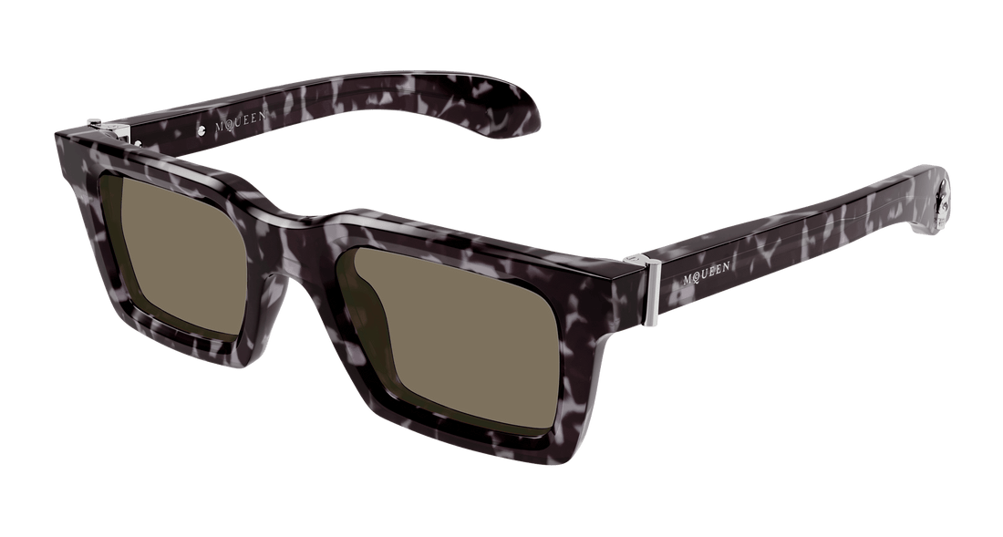 Sonnenbrillen alexander mcqueen am0506s 002 havana square masculino größe 50mm - Hauptansicht